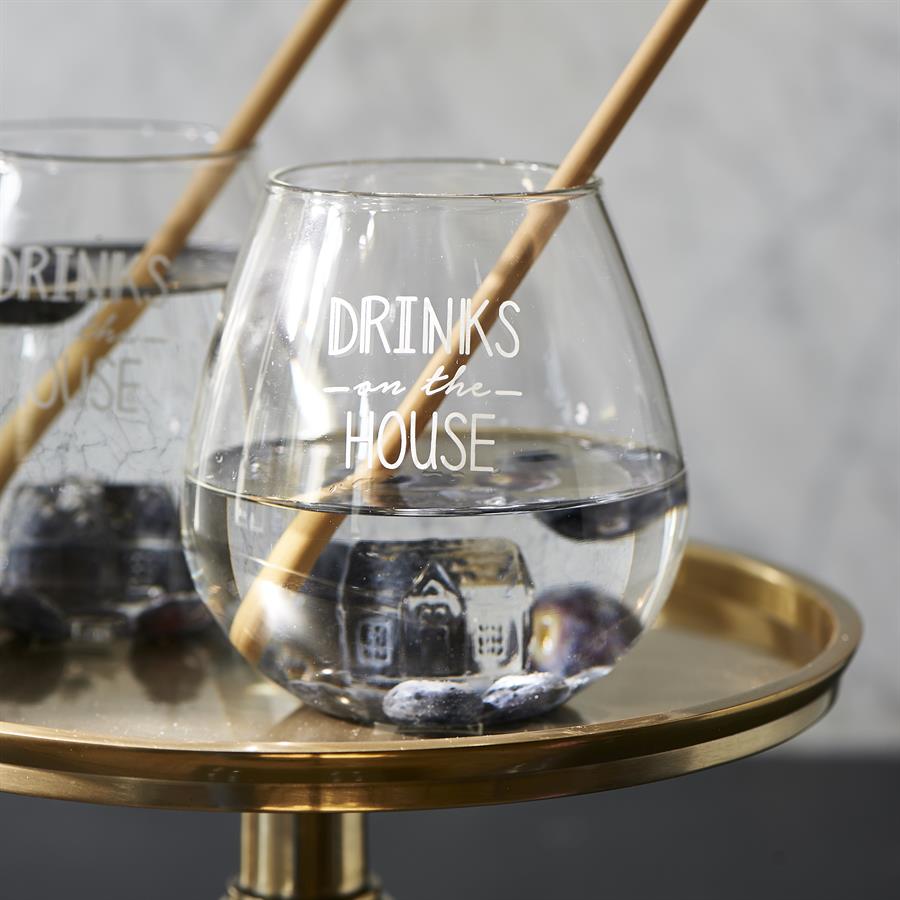 Drinks on the House Glass