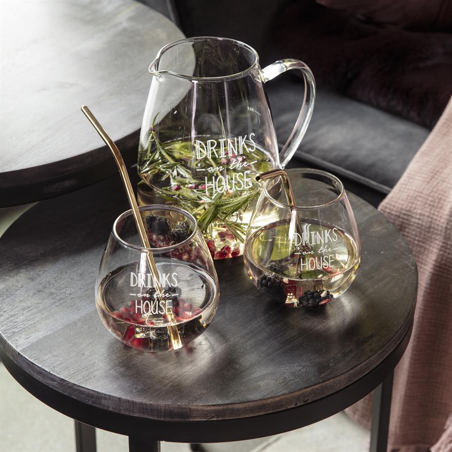 Drinks on the House Glass