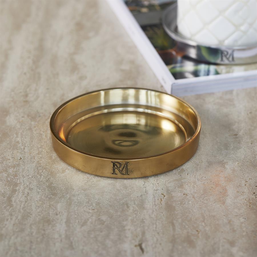 RM Maxime Candle Platter Gold L