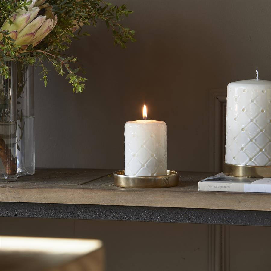RM Maxime Candle Platter Gold S