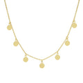 Necklace 7 Discus Gold