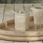 Portofino Sugar Jar with Spoon Flax