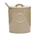 Portofino Sugar Jar with Spoon Flax