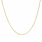 Necklace Tiny Pearls Gold