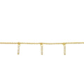 Bracelet Triple Zirkonia Tube Gold